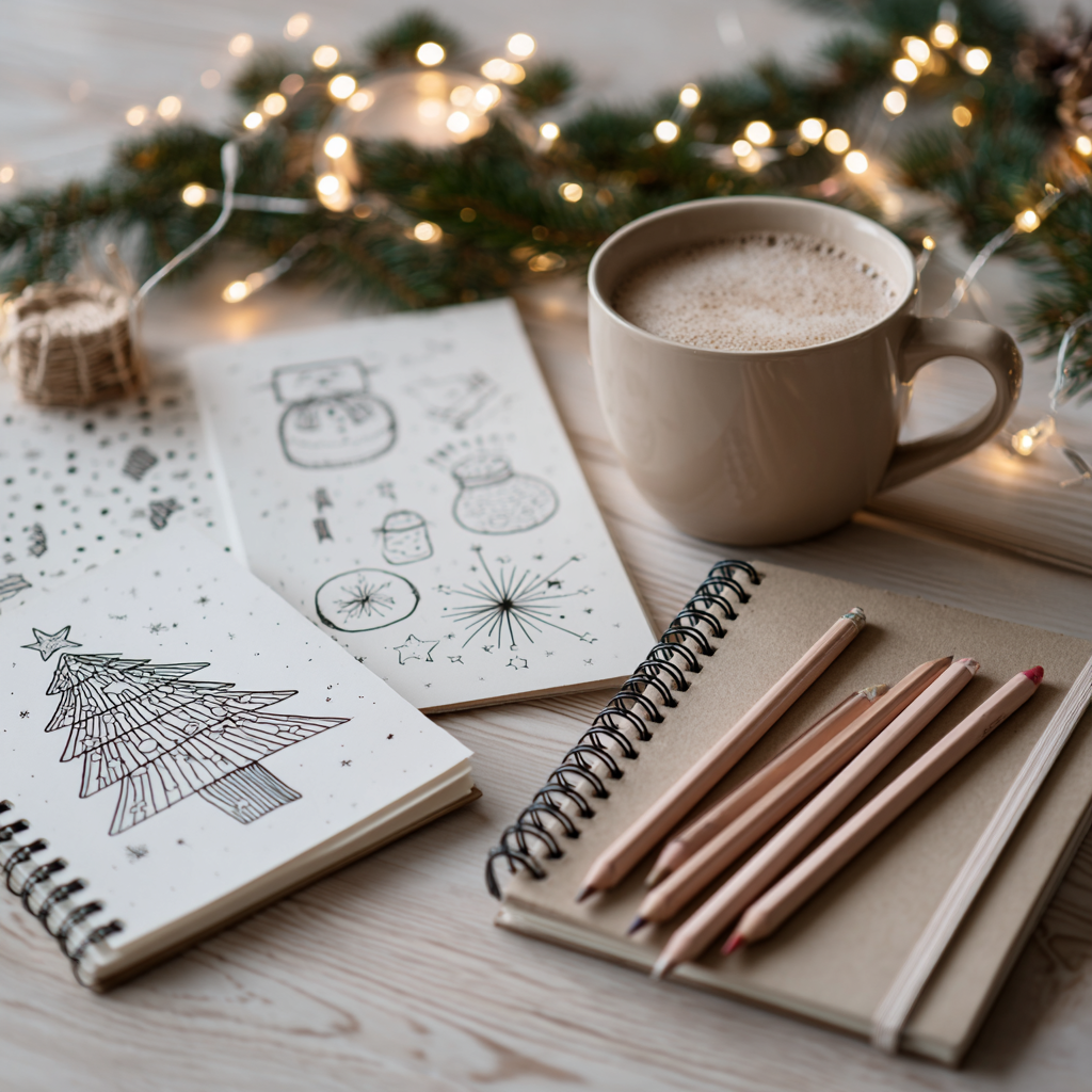 Malbuch erstellen zur Weihnachtszeit